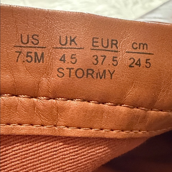 Franco Sarto Leather Mid Calf Heeled Boots - Picture 4 of 11